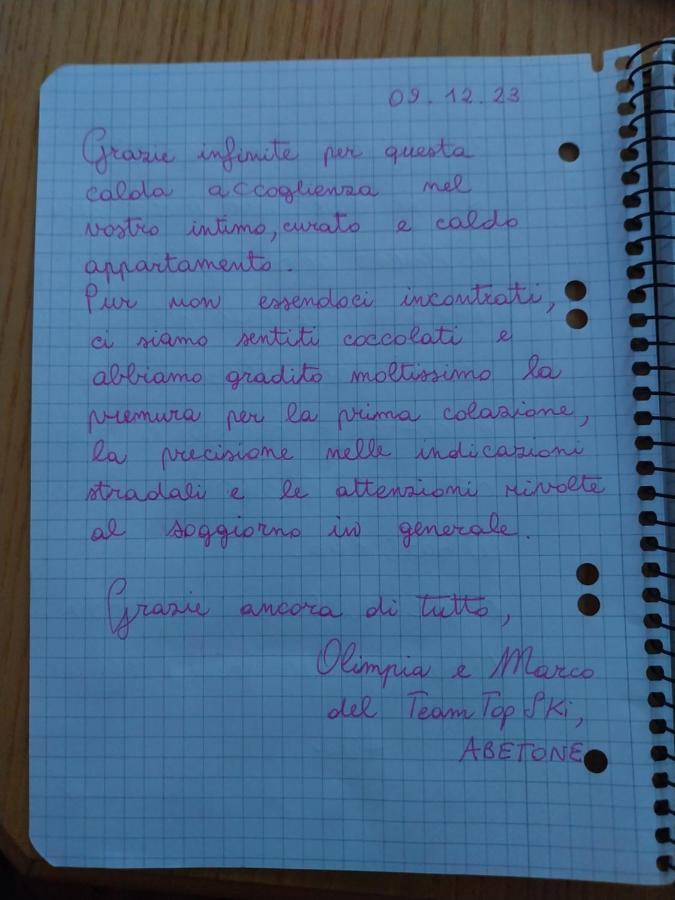 Apartmán Ciasa De Milu Cibiana Exteriér fotografie